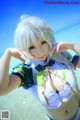 Cosplay Saku - Slipping Gallery Upskir